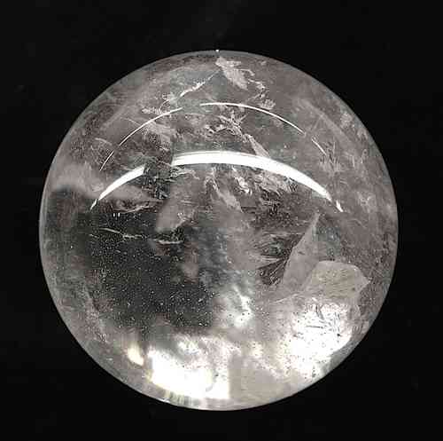 Bergkristallkugel Transparenz sehr gut - Durchmesser 68 mm