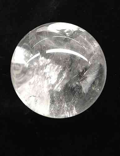 Bergkristallkugel Transparenz sehr gut - Durchmesser 60 mm