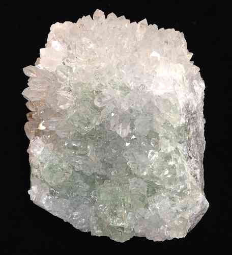 Fluorit-Stufe mit Bergkristall 521 g