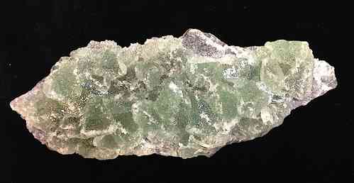 Fluorit-Stufe mit Bergkristall 481 g