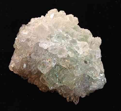Fluorit-Stufe mit Bergkristall 116 g